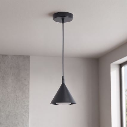 BRILAGI - LED Люстра на тросі CONE SINGLE 1xGX53/15W/230V чорна