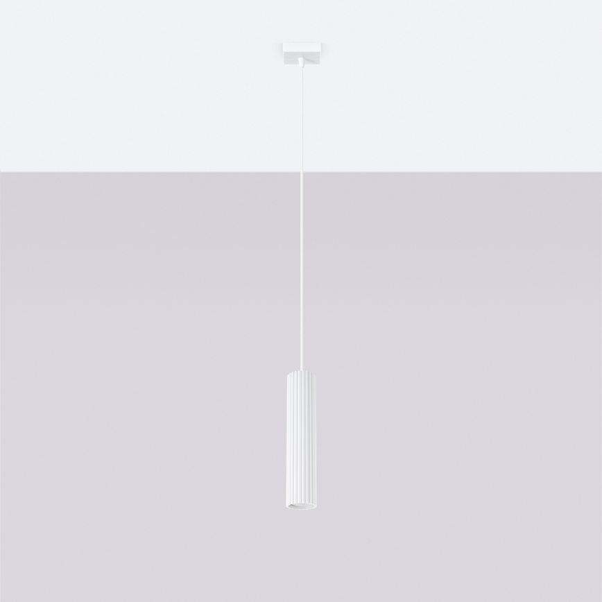 Brilagi - LED люстра на тросі CRESTO 1xGU10/10W/230V біла