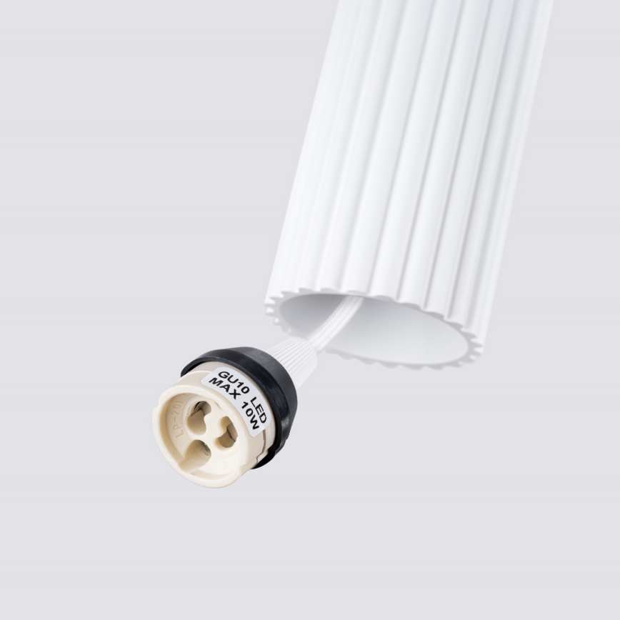 Brilagi - LED люстра на тросі CRESTO 1xGU10/10W/230V біла