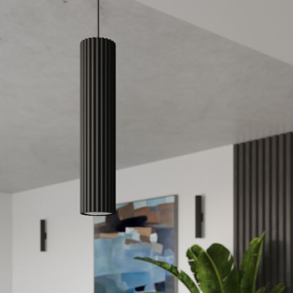 Brilagi - LED люстра на тросі CRESTO 1xGU10/10W/230V чорна