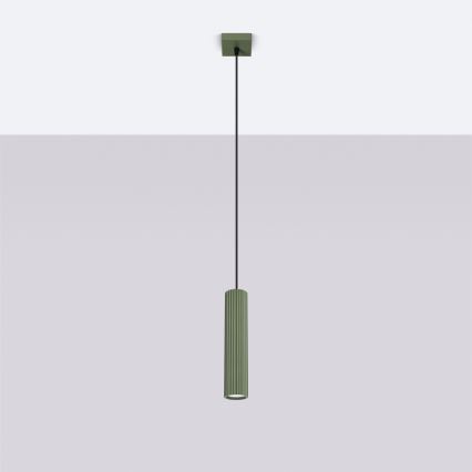 Brilagi - LED люстра на тросі CRESTO 1xGU10/10W/230V зелена