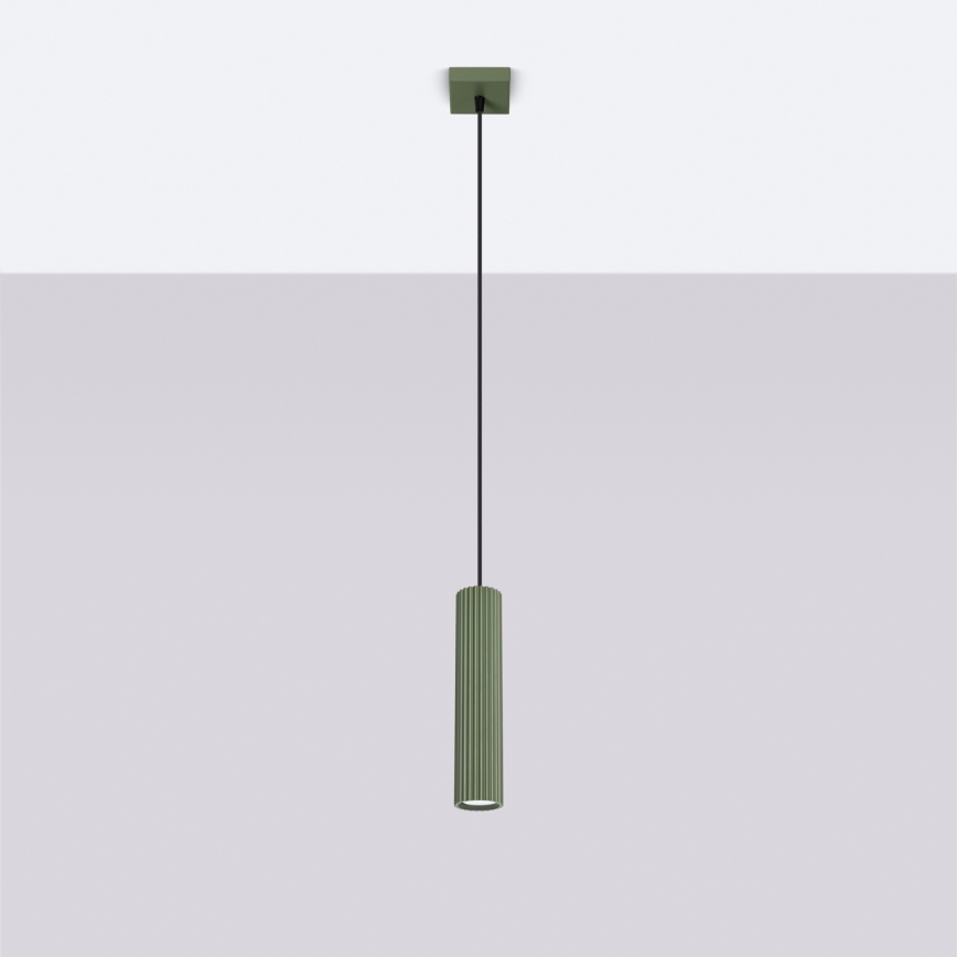 Brilagi - LED люстра на тросі CRESTO 1xGU10/10W/230V зелена