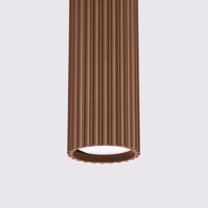 Brilagi - LED люстра на тросі CRESTO 1xGU10/10W/230V коричнева