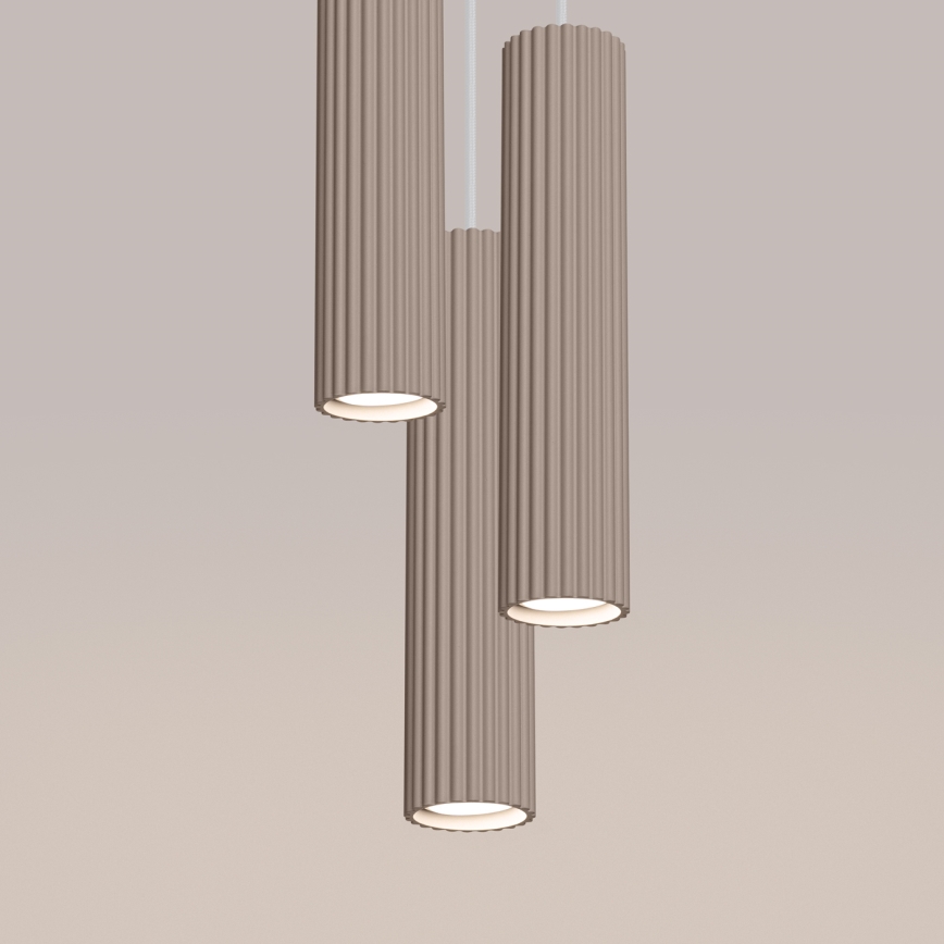 Brilagi - LED-люстра на тросі CRESTO 3xGU10/10W/230V таупе