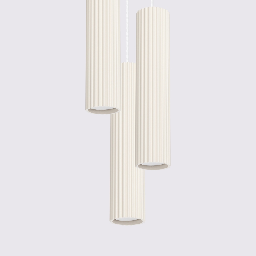 Brilagi - LED-люстра на тросі CRESTO 3xGU10/10W/230V кремова