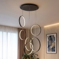 BRILAGI - LED-люстра на тросі ECHO LED/80W/230V 4000K діам. 50 см чорна
