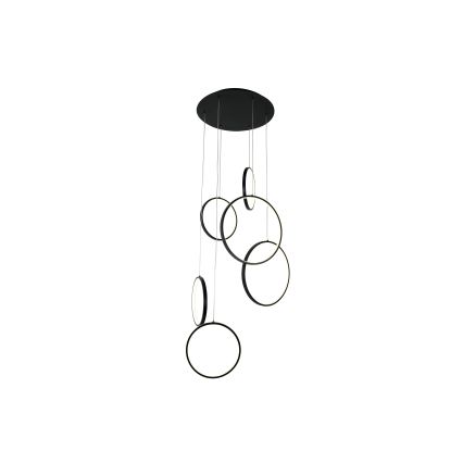 Brilagi - LED-люстра на тросі ECHO LED/80W/230V 4000K діам. 50 см чорна