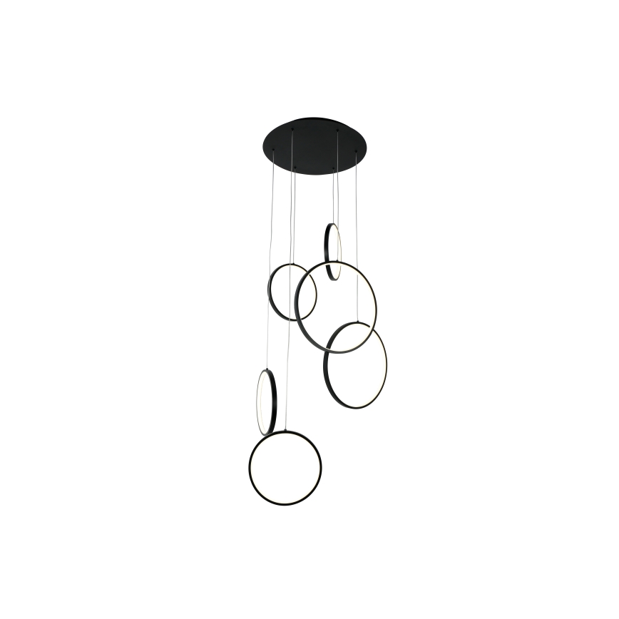 Brilagi - LED-люстра на тросі ECHO LED/80W/230V 4000K діам. 50 см чорна