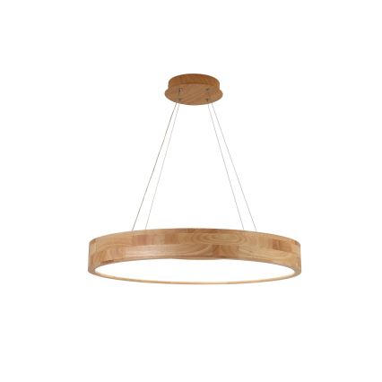 Brilagi - LED-люстра на тросі FALCON WOOD LED/40W/230V 3000/4000/6000K, діаметр 60 см, дерев'яна