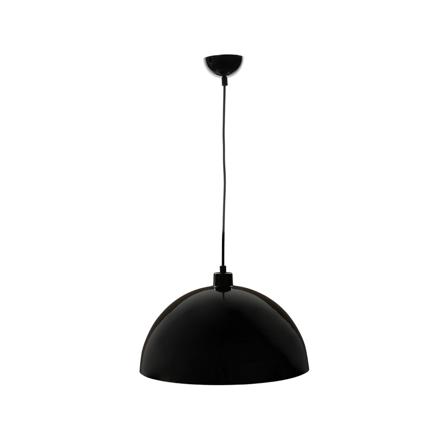 BRILAGI - LED-люстра на тросі METALO 1xE27/40W/230V, діаметр 40 см, чорна/мідна