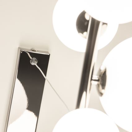 Brilagi - LED-люстра на тросі MILLA 10xG9/3W/230V чорний хром/білий