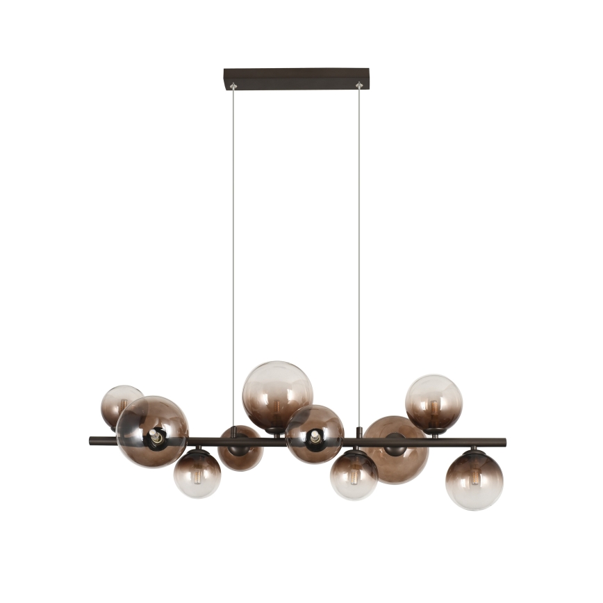 Brilagi - LED люстра на тросі MILLA 10xG9/3W/230V коричнева/димчасто-коричнева