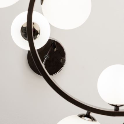 Brilagi - LED-люстра на тросі MILLA 15xG9/3W/230V чорний хром/білий