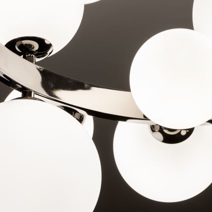 Brilagi - LED-люстра на тросі MILLA 15xG9/3W/230V чорний хром/білий