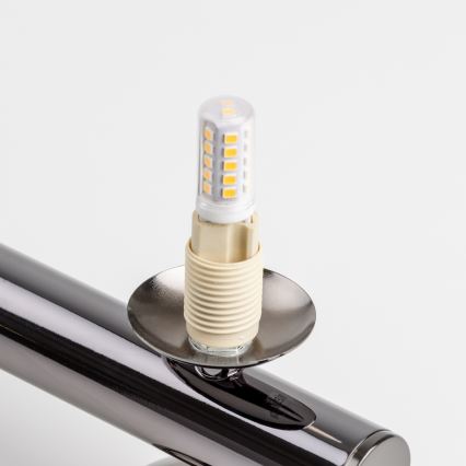 Brilagi - LED-люстра на тросі MILLA 6xG9/3W/230V чорний хром/золото