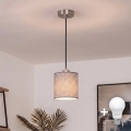 Brilagi - LED-люстра на тросі NUBILA, 1xE27/60W/230V, діам. 14 см, чорна/сіра
