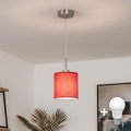 Brilagi - LED-люстра на тросі NUBILA 1xE27/60W/230V діаметр 14 см червона