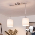 Brilagi - LED-люстра на тросі NUBILA 2xE27/60W/230V біла