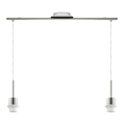Brilagi - LED-люстра на тросі NUBILA 2xE27/60W/230V сірий