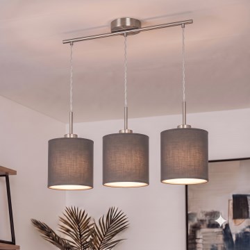 Brilagi - LED-люстра на тросі NUBILA 3xE27/60W/230V антрацит