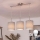 Brilagi - LED-люстра на тросі NUBILA 3xE27/60W/230V сіра