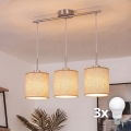 Brilagi - LED-люстра на тросі NUBILA 3xE27/60W/230V світло-коричнева