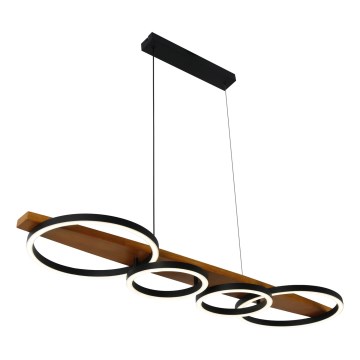 Brilagi - LED люстра на тросі PLANK LED/35W/230V 4000K 30x100 см дерев'яна