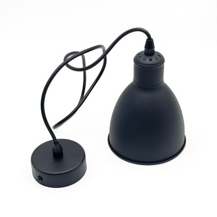 Brilagi - LED-люстра на тросі RIDDY 1xE27/60W/230V чорна