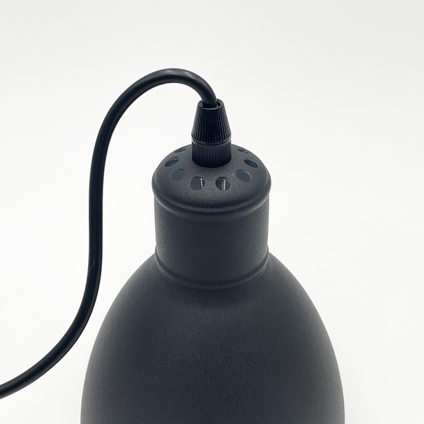 Brilagi - LED-люстра на тросі RIDDY 1xE27/60W/230V чорна