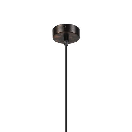 Brilagi - LED люстра на тросі RIDDY 1xE27/60W/230V мідна/патина