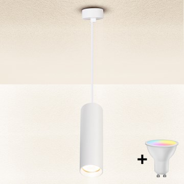 Brilagi - LED-люстра на тросі SELE з регулюванням яскравості 1xGU10/6W/230V 3000K біла