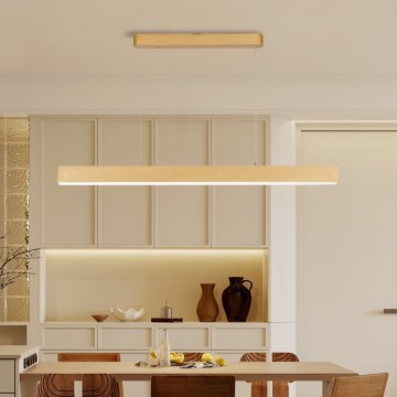 Brilagi - LED-люстра на тросі SLEEKLINE LED/40W/230V 3000/4500/6000K декор дуба