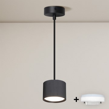 BRILAGI - LED Люстра на тросі STRIPY 1xGX53/15W/230V pr. 82 mm чорна