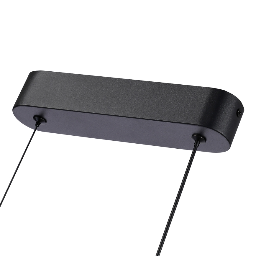 Brilagi - Світлодіодна регульована підвісна люстра на тросі TWISTER LED/60W/230V 3000-6000K чорна + дистанційне керування