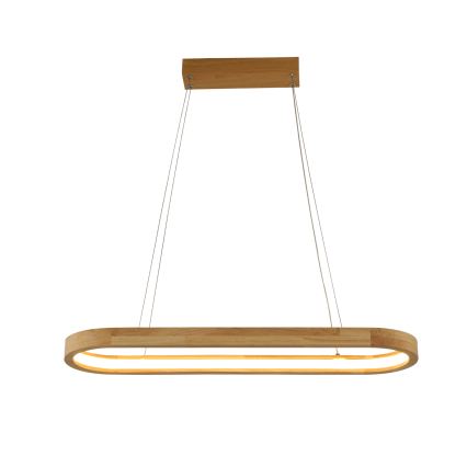Brilagi - LED люстра на тросі UMEA WOOD LED/30W/230V 70x20 см, дерев'яна