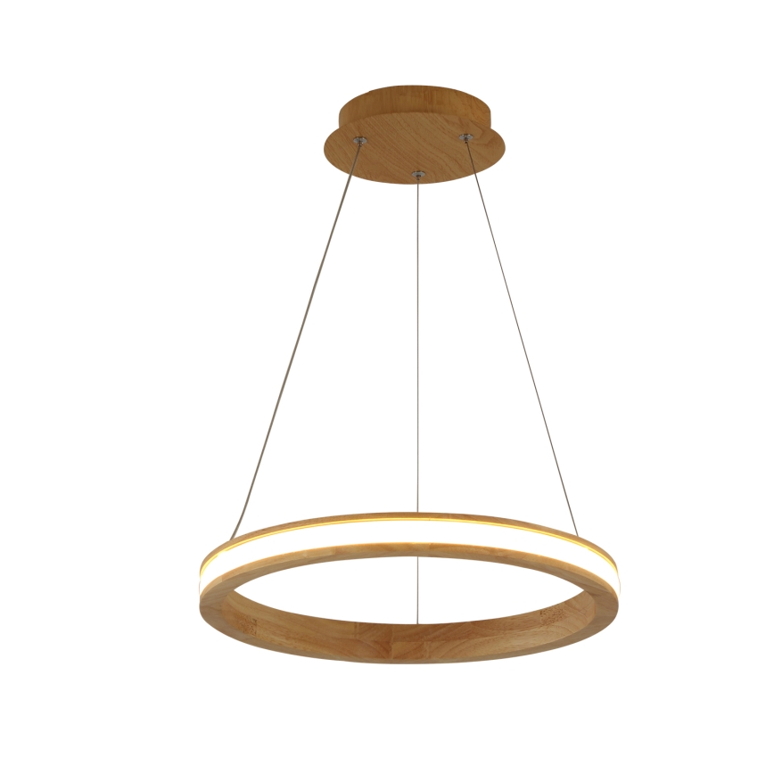 Brilagi - LED-люстра на тросі UMEA WOOD LED/30W/230V діам. 40 см, деревина гевеї