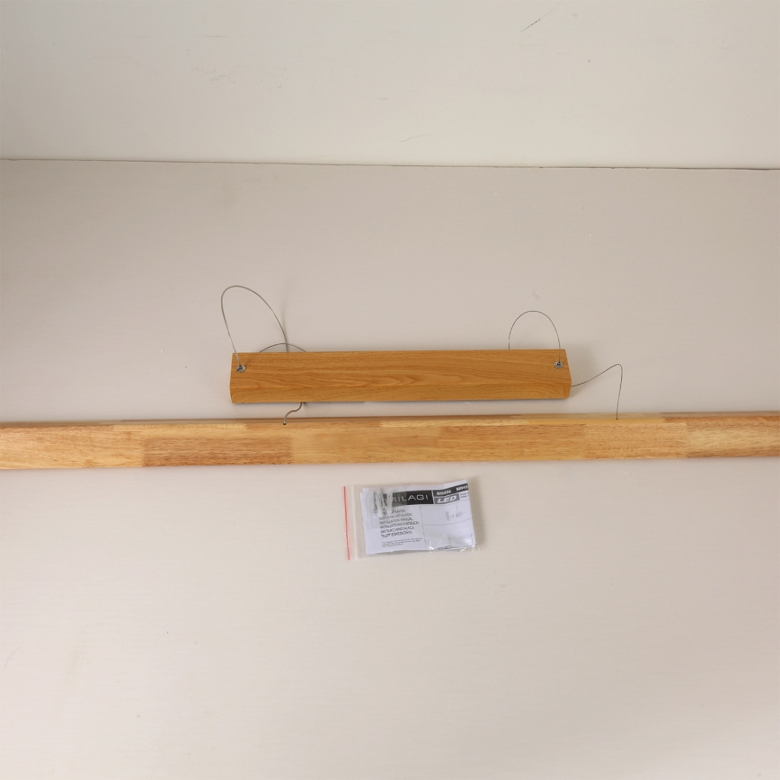 Brilagi - LED-люстра на тросі UMEA WOOD, LED/40W/230V, 150 см, дерев'яна