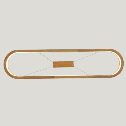 Brilagi - LED люстра на тросі UMEA WOOD LED/40W/230V 90x22 cm дерево