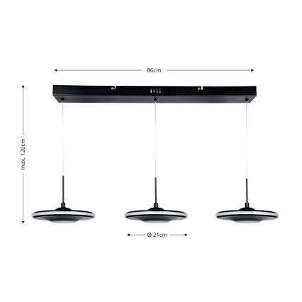 Brilagi - LED люстра на тросі VERANO 3xLED/15W/230V