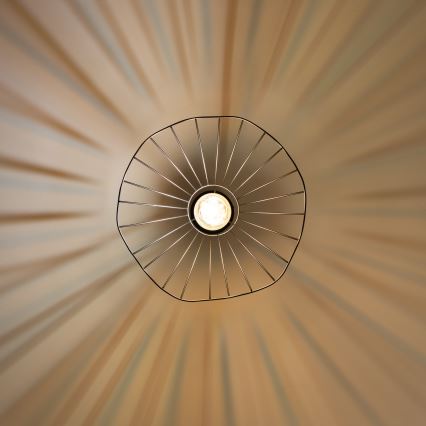 Brilagi - LED люстра на тросовом подвесе CERIA WIRE 1xE27/40W/230V диаметр 40 см чёрная