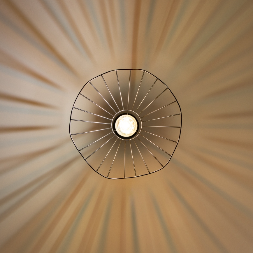 Brilagi - LED люстра на тросовом подвесе CERIA WIRE 1xE27/40W/230V диаметр 40 см чёрная