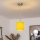 Brilagi - LED-люстра на кабелі NUBILA 1xE27/60W/230V діаметр 14 см жовта
