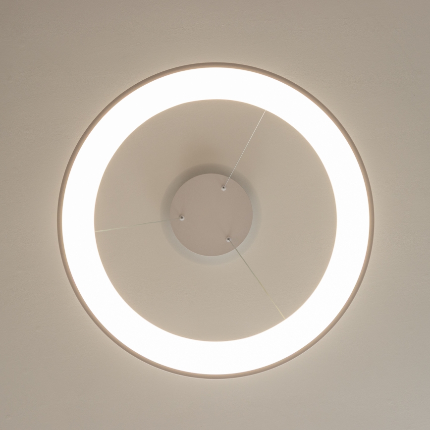 BRILAGI - LED-люстра з регулюванням яскравості на тросі FALCON II LED, 99 Вт, 230 В, 3000–6500 К, діам. 60 см, біла + пульт дистанційного керування