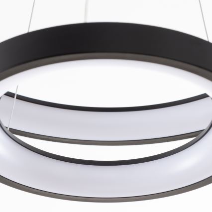 Brilagi - LED затемнювана підвісна люстра на тросі FALCON SLIM LED/68W/230V 3000-6500K діам. 50 см чорна + пульт дистанційного керування