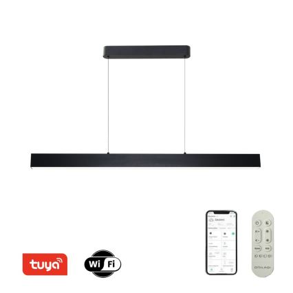 Brilagi - Світлодіодна підвісна люстра з регулюванням яскравості SLEEKLINE SMART LED/40W/230V 3000-6000K Wi-Fi Tuya чорний + пульт дистанційного керування