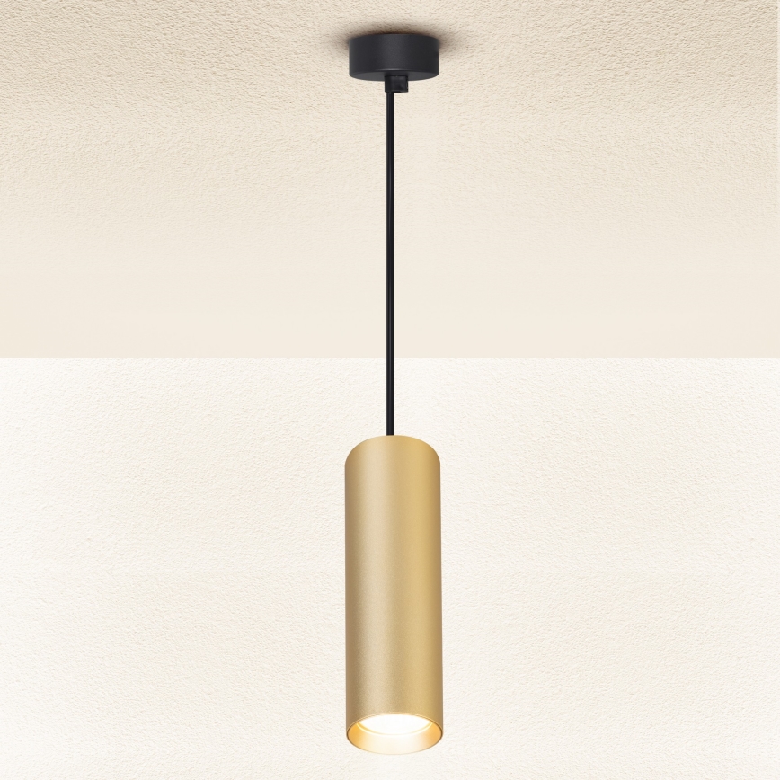 Brilagi - LED люстра з регульованою яскравістю на тросі SELE 1xGU10/6,5W/230V 2700-6500K чорна/золота