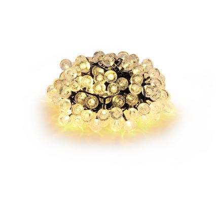 Brilagi - LED На сонячній батареї декоративна гірлянда BUBBLE 300xLED/8 функцій 30м IP65 теплий білий 1200 mAh