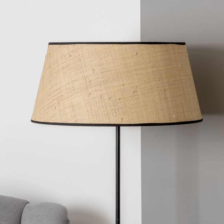 Brilagi - LED напольная лампа CERIA 1xE27/40W/230V, диаметр 50 см, бежевый/чёрный
