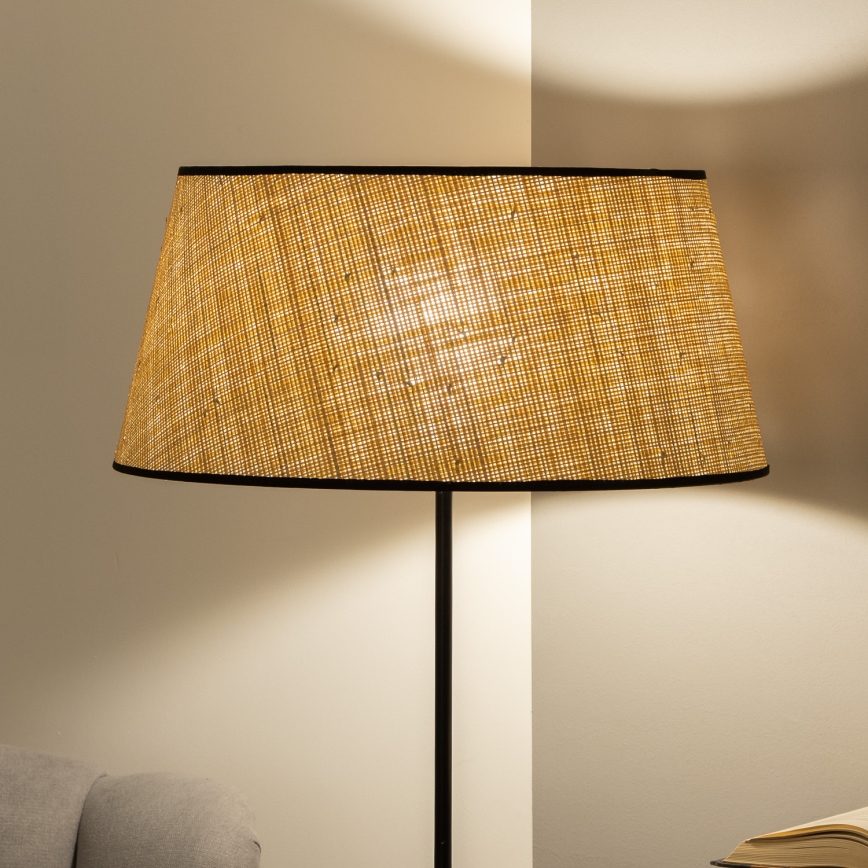 Brilagi - LED напольная лампа CERIA 1xE27/40W/230V, диаметр 50 см, бежевый/чёрный