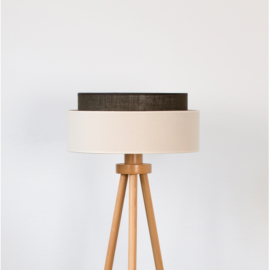 Brilagi - LED напольный торшер BOHO STYLE 1xE27/15W/230V кремовый/коричневый
